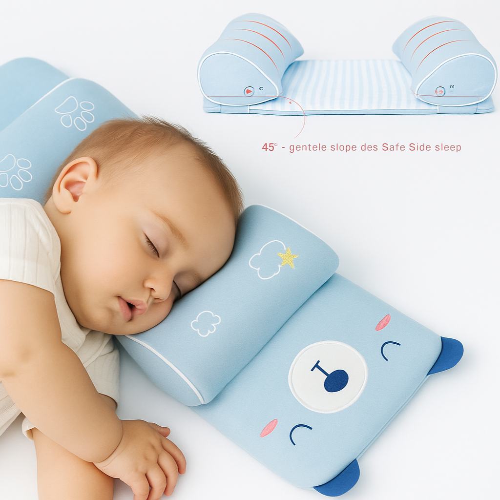 Baby Pillow – Prevent Flat Head Naturally - Assorted Colors